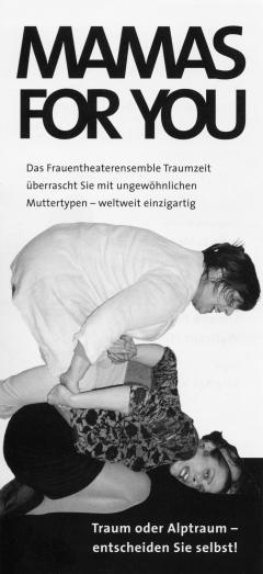 Flyer Theaterauftritt "Mamas for You"